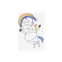 Load image into Gallery viewer, Bob the unicorn bubble-free stickers