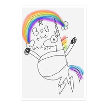 Load image into Gallery viewer, Bob the unicorn bubble-free stickers