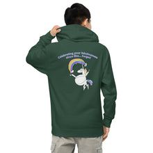 Load image into Gallery viewer, Bob the unicorn birthday celebration Unisex midweight hoodie