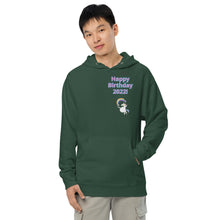 Load image into Gallery viewer, Bob the unicorn birthday celebration Unisex midweight hoodie