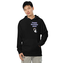 Load image into Gallery viewer, Bob the unicorn birthday celebration Unisex midweight hoodie