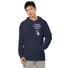 Load image into Gallery viewer, Bob the unicorn birthday celebration Unisex midweight hoodie