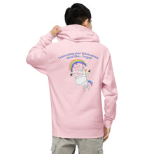 Load image into Gallery viewer, Bob the unicorn birthday celebration Unisex midweight hoodie