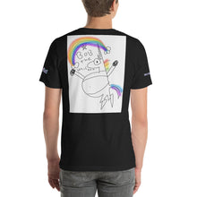 Load image into Gallery viewer, Bob the unicorn "not pregnant just fat!" Short-Sleeve Unisex T-Shirt