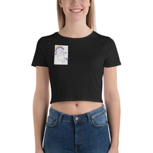 Load image into Gallery viewer, Adventures of Bob the unicorn Women’s Crop Tee
