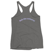 Load image into Gallery viewer, Women's Bob the unicorn Racerback Tank