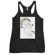 Load image into Gallery viewer, Women's Bob the unicorn Racerback Tank