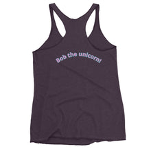 Load image into Gallery viewer, Women's Bob the unicorn Racerback Tank